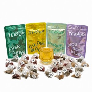 TEAdUP Fresh & Sunny Starterset XL mit vier Sorten und BoozyBags