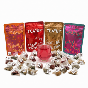 TEAdUP Warm & Cozy Starterset XL mit vier Sorten und BoozyBags